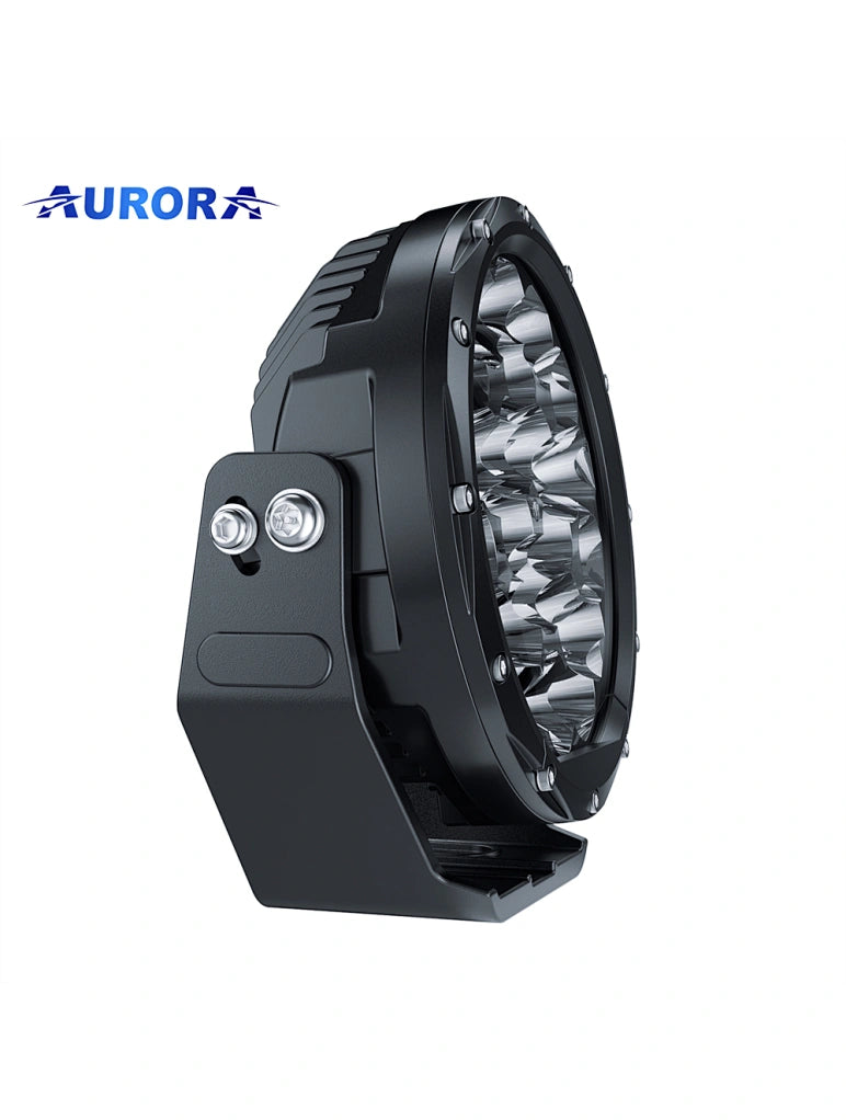 Aurora 7-Inch Round LED Driving Light with DRL (High Lux) (Pair)