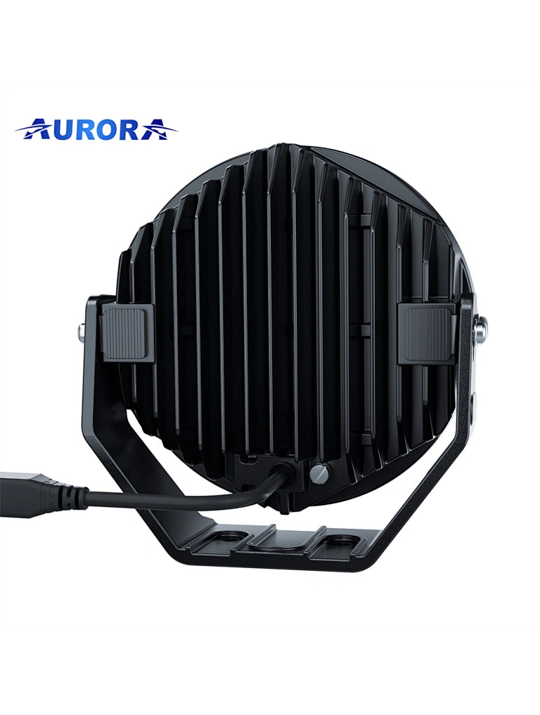 Aurora 7-Inch Round LED Driving Light with DRL (High Lux) (Pair)