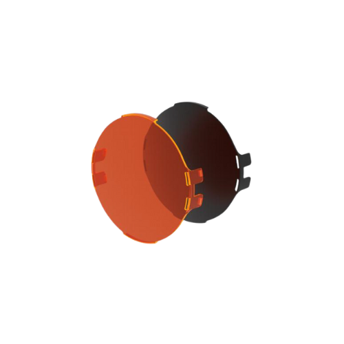 Amber lens cover for 7-inch driving light