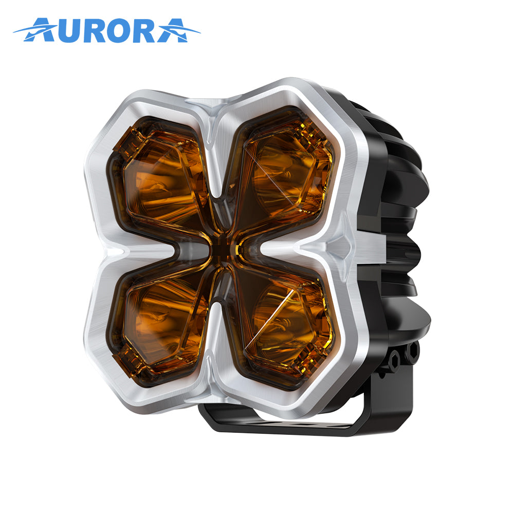 Aurora 5-Inch Quad Light with DRL (Pair)