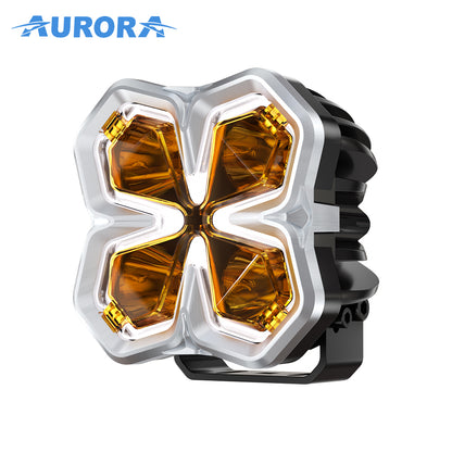Aurora 5-Inch Quad Light with DRL (Pair)
