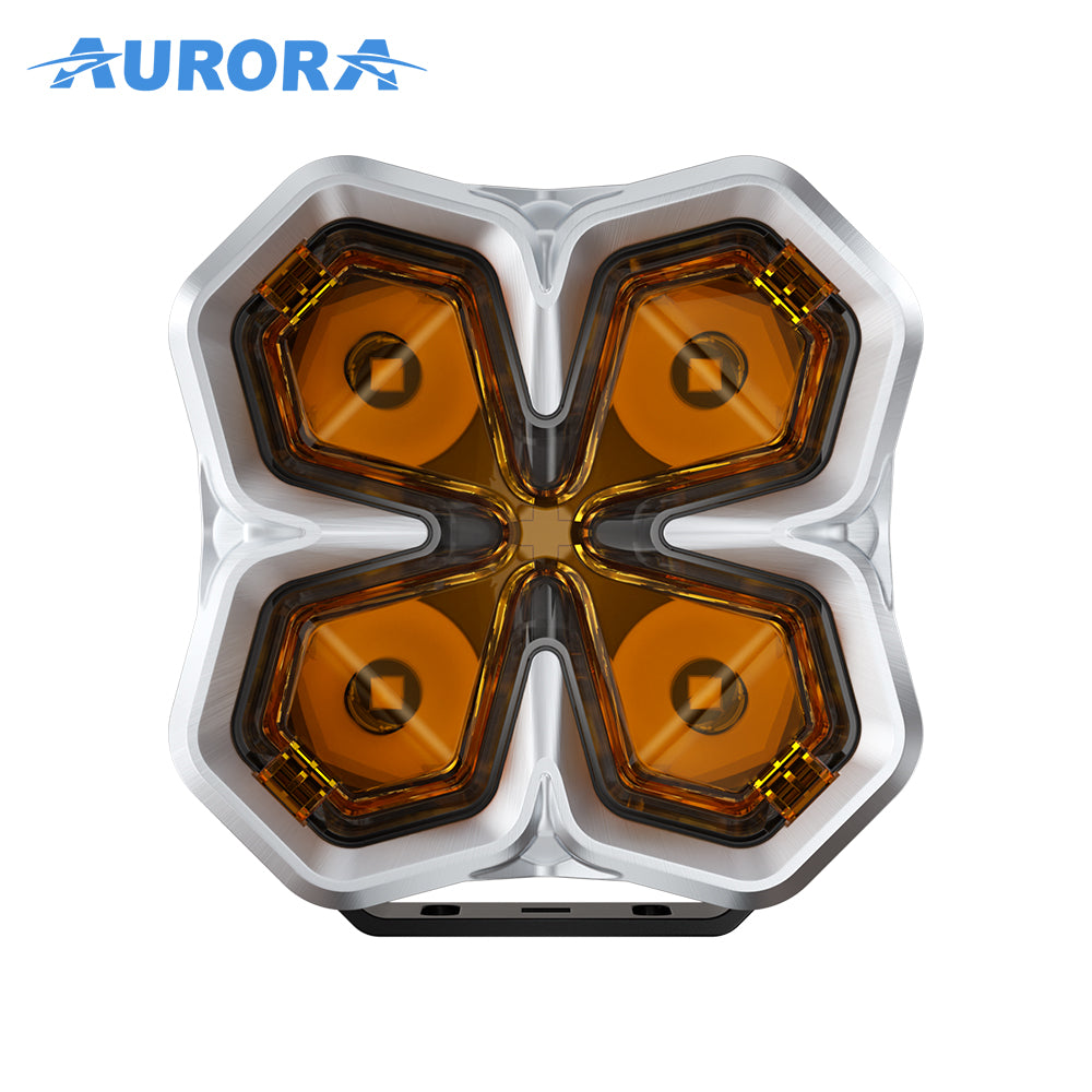 Aurora 5-Inch Quad Light with DRL (Pair)