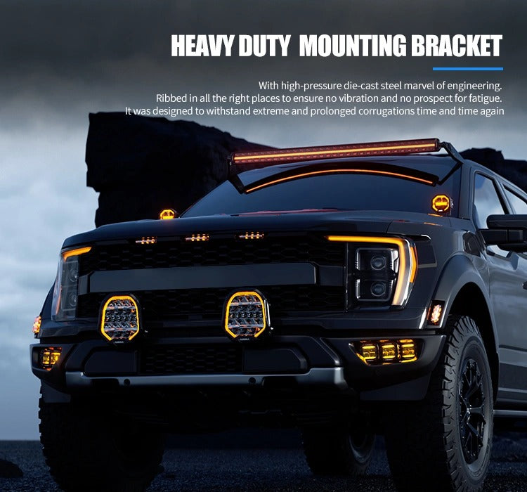 Aurora FireNova 7 Inch Driving Light with DRL (Pair)