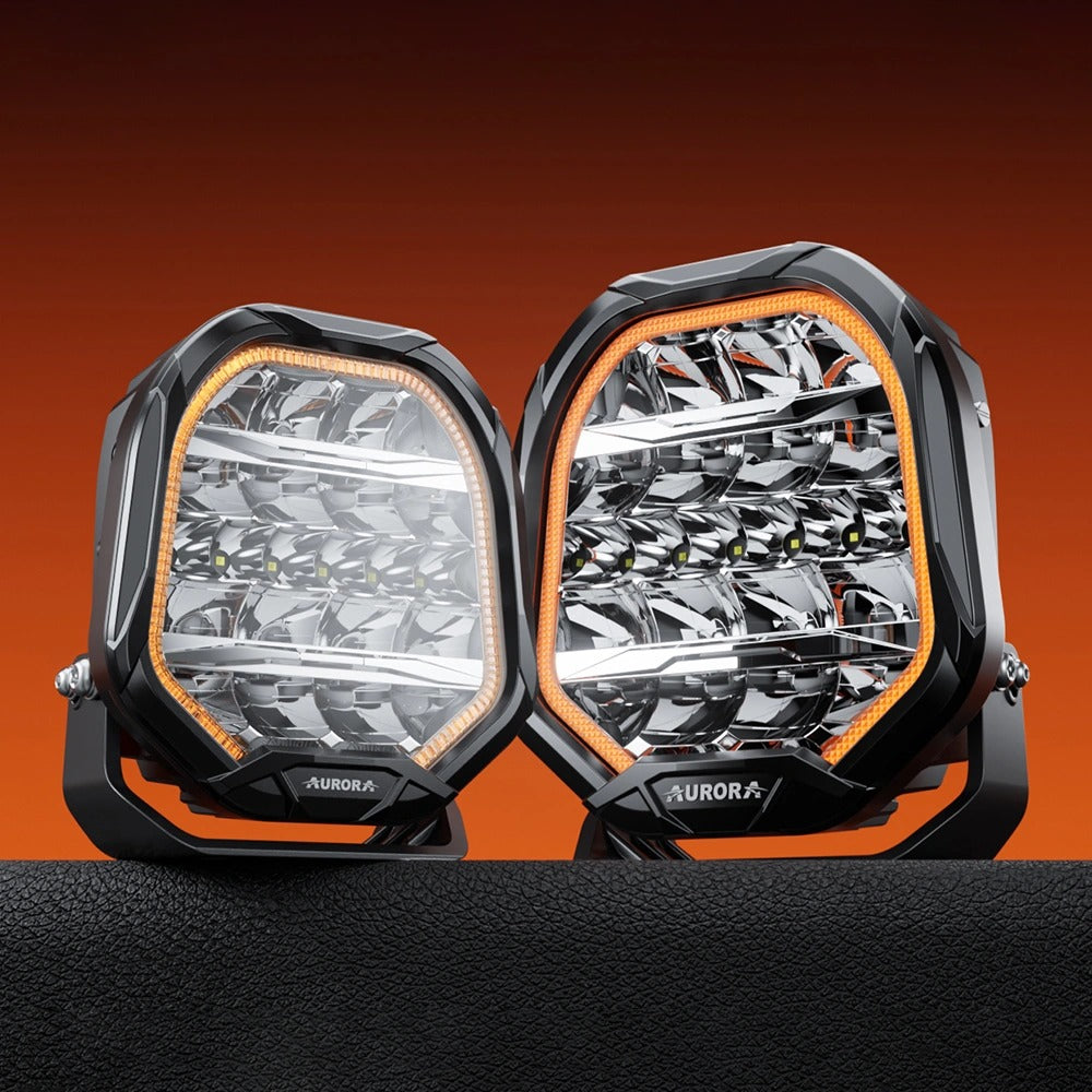Aurora FireNova 7 Inch Driving Light with DRL (Pair)