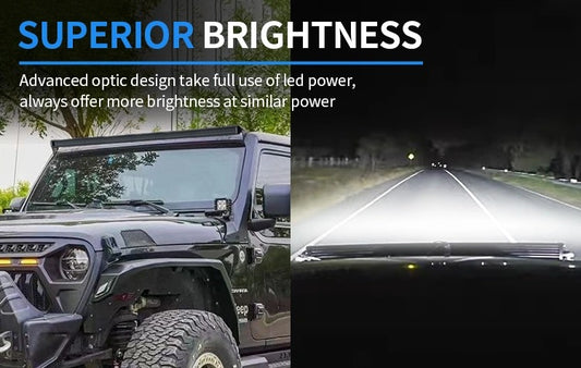 AURORA Screwless 20-Inch Offroad Driving DRL RGB LED Light Bar