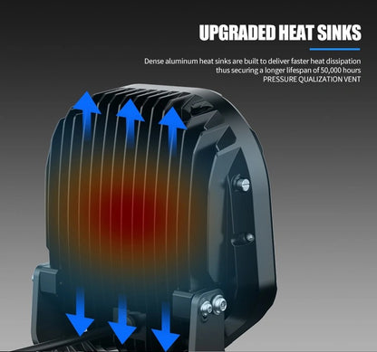 Aurora FireNova 9 Inch Driving Light with DRL (Pair)