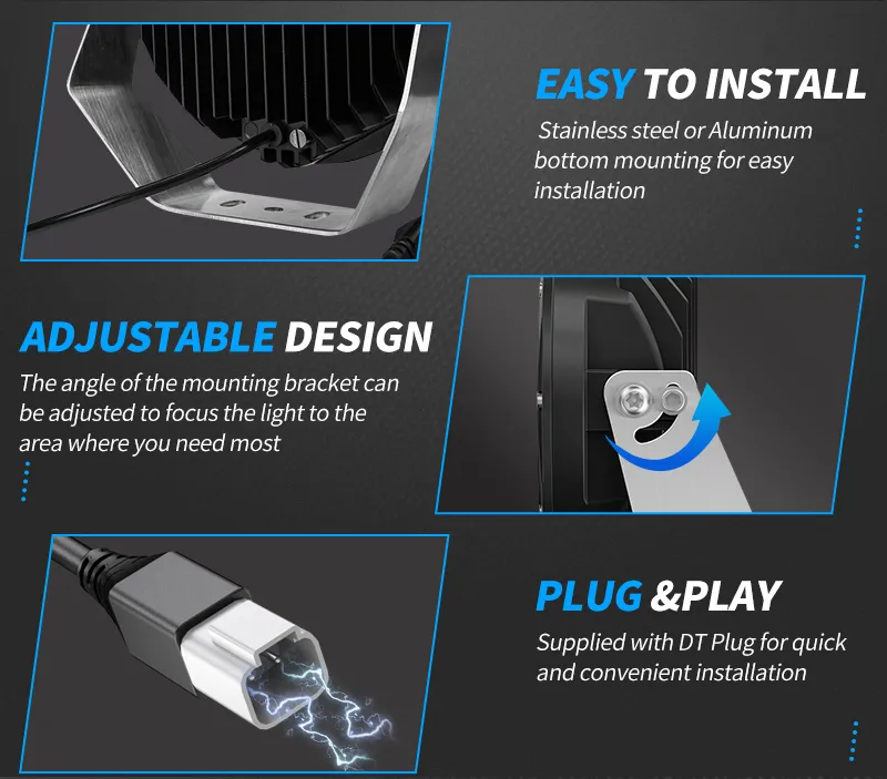 Aurora 7-Inch Round LED Driving Light with DRL (High Lux) (Pair)