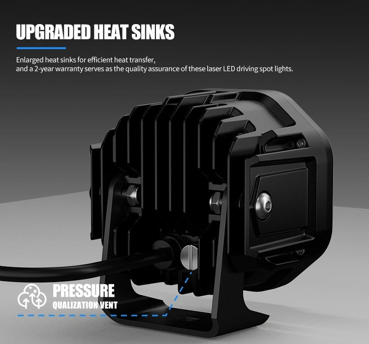 Aurora FireNova 4-Inch LED Linkable Light Bar with Daytime Running Light (DRL) (2xLights)