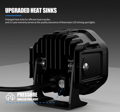 Aurora FireNova 4-Inch LED Linkable Light Bar with Daytime Running Light (DRL) (4xLights)