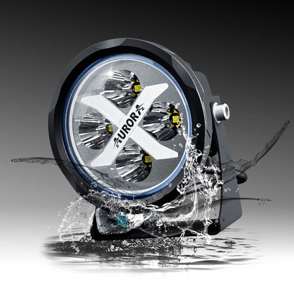 AURORA RGB LED Spotlight 4 Inch 40W Round Led Driving Light [Spot] (Pair)