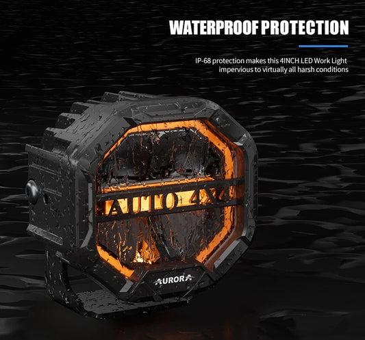 Aurora FireNova 4-Inch LED Linkable Light Bar with Daytime Running Light (DRL) (4xLights)