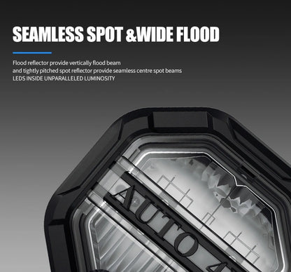 Aurora FireNova 4-Inch LED Linkable Light Bar with Daytime Running Light (DRL) (2xLights)