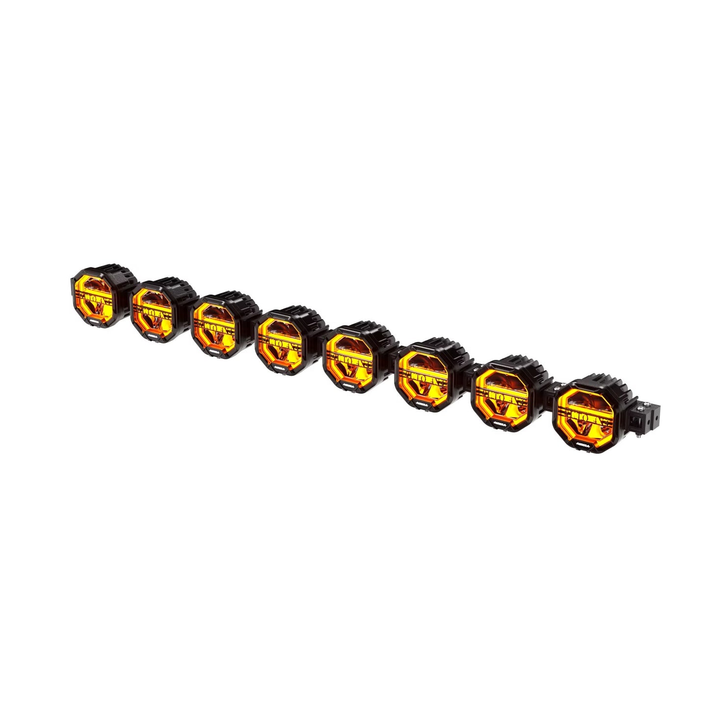 Aurora FireNova 4-Inch LED Linkable Light Bar with Daytime Running Light (DRL) (8xLights)