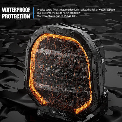 Aurora FireNova 7 Inch Driving Light with DRL (Pair)