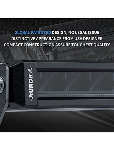 AURORA Screwless 40-Inch Offroad Driving DRL RGB LED Light Bar