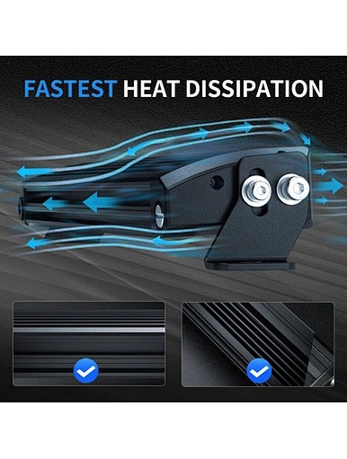 AURORA Screwless 20-Inch Offroad Driving DRL RGB LED Light Bar