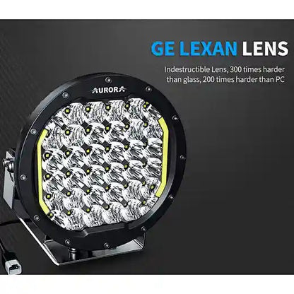 Aurora 9 Inch Premium LED Driving Light with DRL